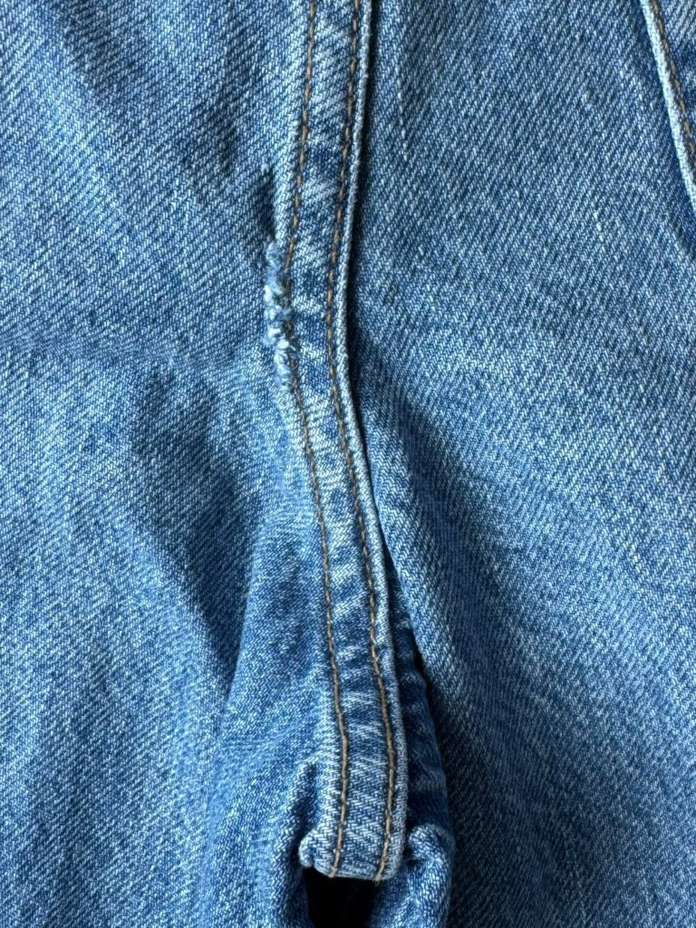 Zara TRF Wide Leg Mid-High Rise Jeans Size 2 Medium Blue Wash Baggy Denim - Picture 11 of 16